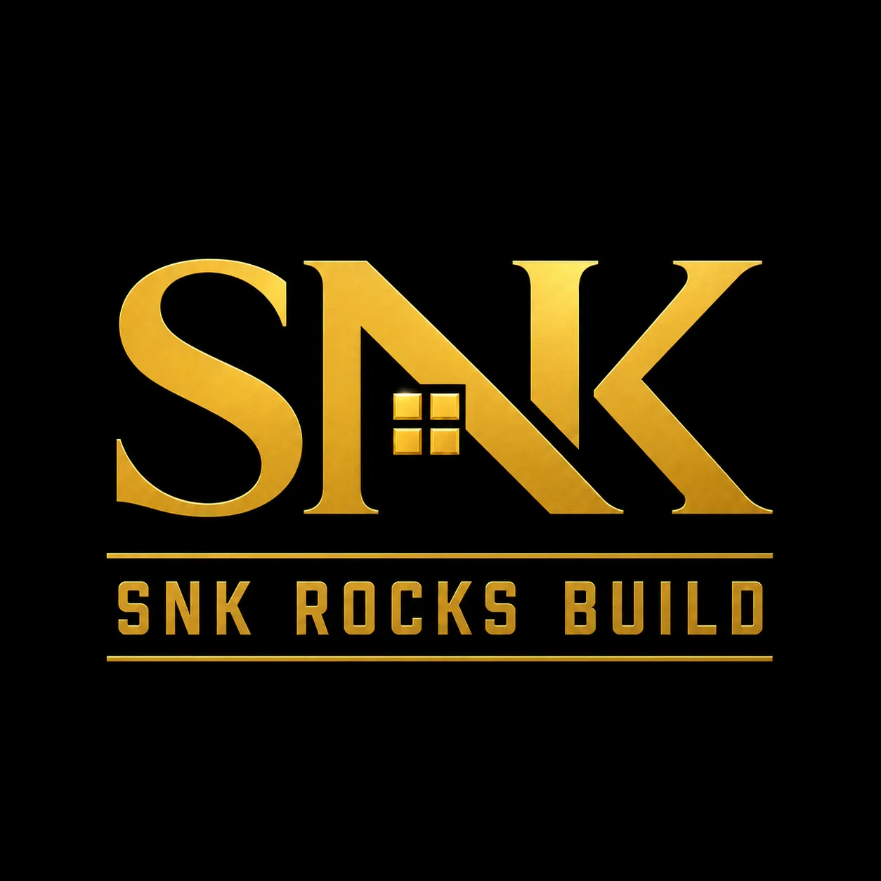 SNK Rocks Build Logo Design